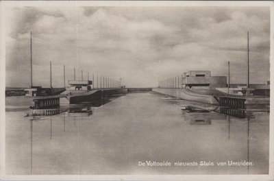 IJMUIDEN - De Voltooide nieuwste Sluis van IJmuiden