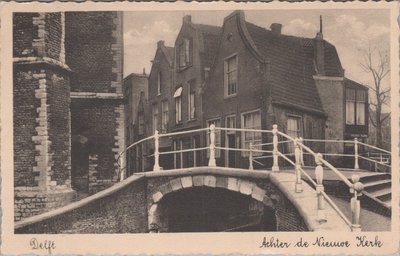 DELFT - Achter de Nieuwe Kerk