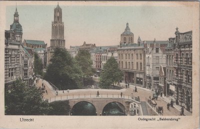 UTRECHT - Oudegracht Bakkersbrug