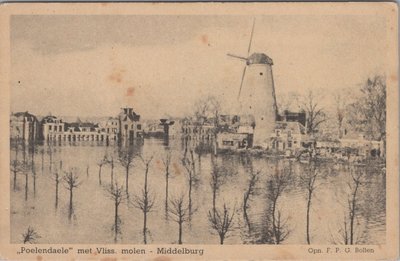 MIDDELBURG - Poelendaele met Vliss. Molen