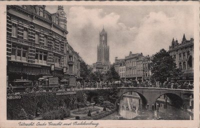 UTRECHT - Oude Gracht met Bakkerbrug