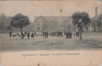 NEERBOSCH - Weesinrichting te Neerbosch. Wasscherij en Badinrichting