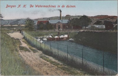 BERGEN N. H. - De Watermachines in de duinen