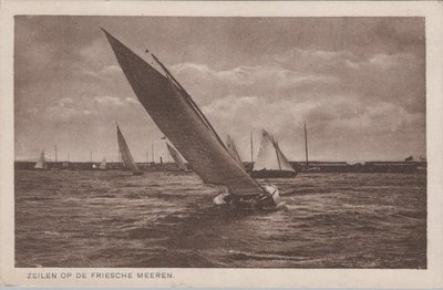 FRIESLAND - Zeilen op de Friesche Meeren