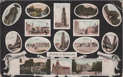 UTRECHT - Meerluik Groeten uit Utrecht