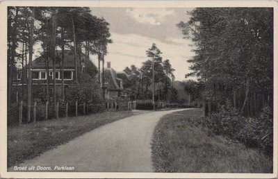 DOORN - Groet uit Doorn. Parklaan