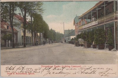 DOORN - Dorpsstraat Doorn (richting Leersum)