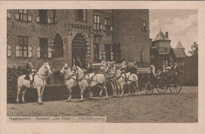 HAARZUILEN - Kasteel de Haar. Hoofdingang