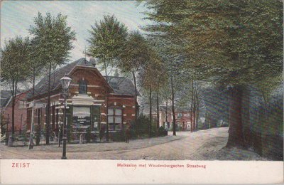 ZEIST - Melksalon met Woudenbergschen Straatweg