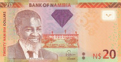 NAMIBIA P.12a - 20 Dollars 2011 UNC