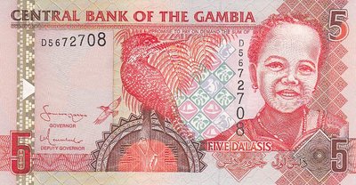 GAMBIA P.20c - 5 Dalasis ND 2001 UNC