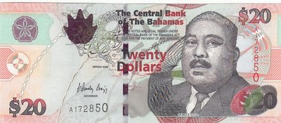 BAHAMAS P.74 - 20 Dollars 2006 UNC