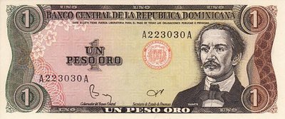 DOMINICAN REPUBLIC P.126a - 1 Peso 1984 UNC