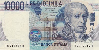 ITALY P.112b - 10.000 Lire 1984 XF
