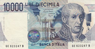 ITALY P.112b - 10.000 Lire 1984 XF