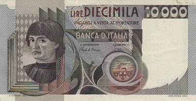 ITALY P.106b - 10.000 Lire 1982 XF