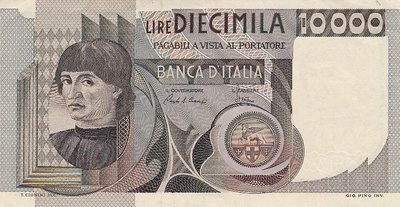 ITALY P.106b - 10.000 Lire 1980 XF