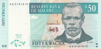 MALAWI P.39 - 50 Kwacha 1997 UNC