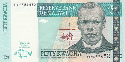 MALAWI P.53a - 50 Kwacha 2005 UNC