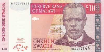 MALAWI P.54a - 100 Kwacha 2005 UNC