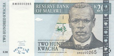 MALAWI P.55a - 200 Kwacha 2004 UNC