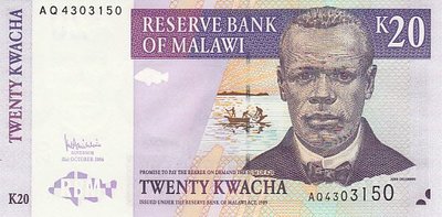 MALAWI P.52b - 20 Kwacha 2006 UNC