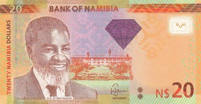 NAMIBIA P.12c - 20 Dollars 2013 UNC