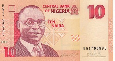 NIGERIA P.33a - 10 Naira 2006 UNC