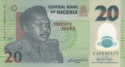 NIGERIA P.34b - 20 Naira 2007 UNC