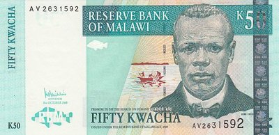 MALAWI P.53b - 50 Kwacha 2006 UNC