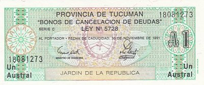 ARGENTINA PS.2711 - 1 Austral 1988 UNC