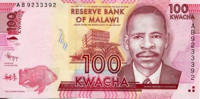 MALAWI P.59a - 100 Kwacha 2012 UNC