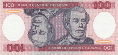 BRAZILP.198b - 100 Cruzeiros ND 1984 UNC