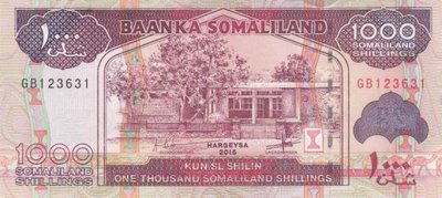 SOMALILAND P.20d - 1000 Shillings 2015 UNC