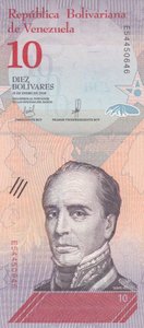 VENEZUELA P.103a - 10 Bolivares 2018 UNC