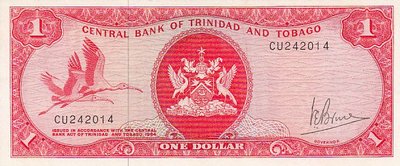 TRINIDAD & TOBAGO P.30a - 1 Dollar ND 1977 AU