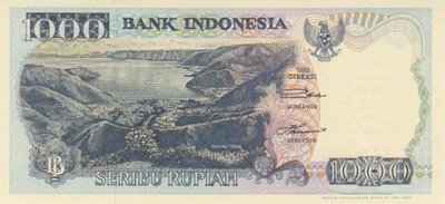 INDONESIA P.129g - 1000 Rupiah 1992/1998 UNC