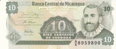 NICARAGUA P.169a - 10 Centavos ND 1991 UNC