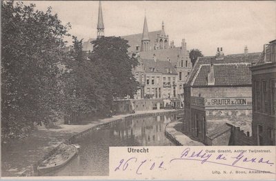 UTRECHT - Oude Gracht achter Twijnstraat