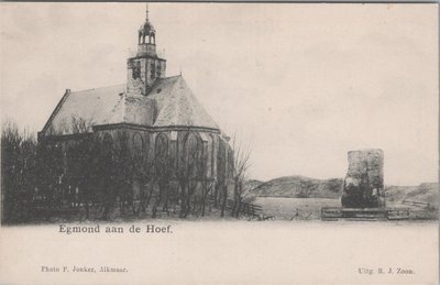 EGMOND AAN DEN HOEF - Kerk met Ruïne