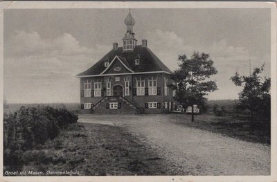 MAARN - Groet uit Maarn. Gemeentehuis