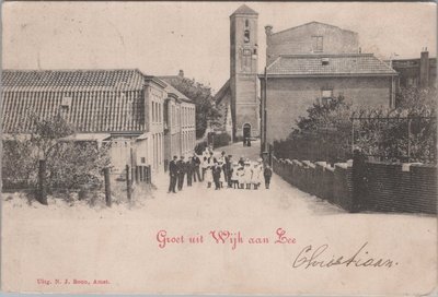 WIJK AAN ZEE - Dorpsgezicht, Groet uit Wijk aan Zee