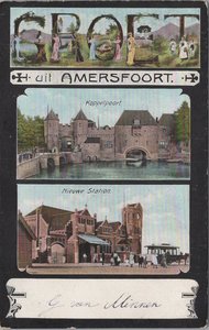 AMERSFOORT - Meerluik Groet uit Amersfoort