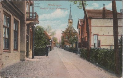 WOUBRUGGE - Gezicht door Kerkstraat