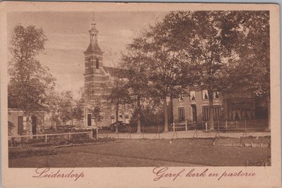 LEIDERDORP - Geref. Kerk en Pastorie