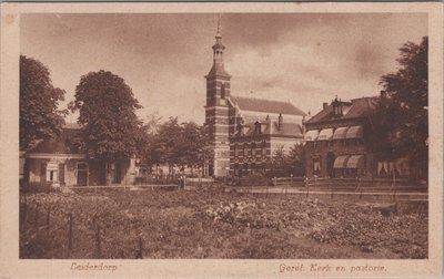 LEIDERDORP - Geref. Kerk en Pastorie