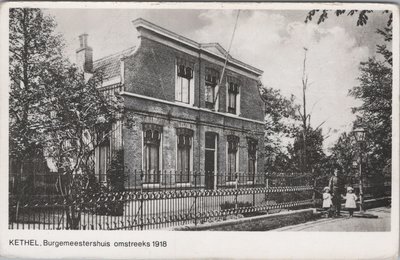 KETHEL - Burgemeestershuis omstr. 1918