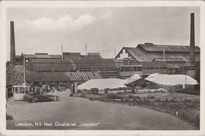 LEERDAM - N.V. Ned. Glasfabriek Leerdam