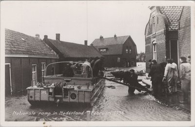ZUID-HOLLAND - Nationale ramp in Nederland 1 Februari 1953