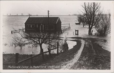 BARENDRECHT - Nationale ramp in Nederland 1 Februari 1953